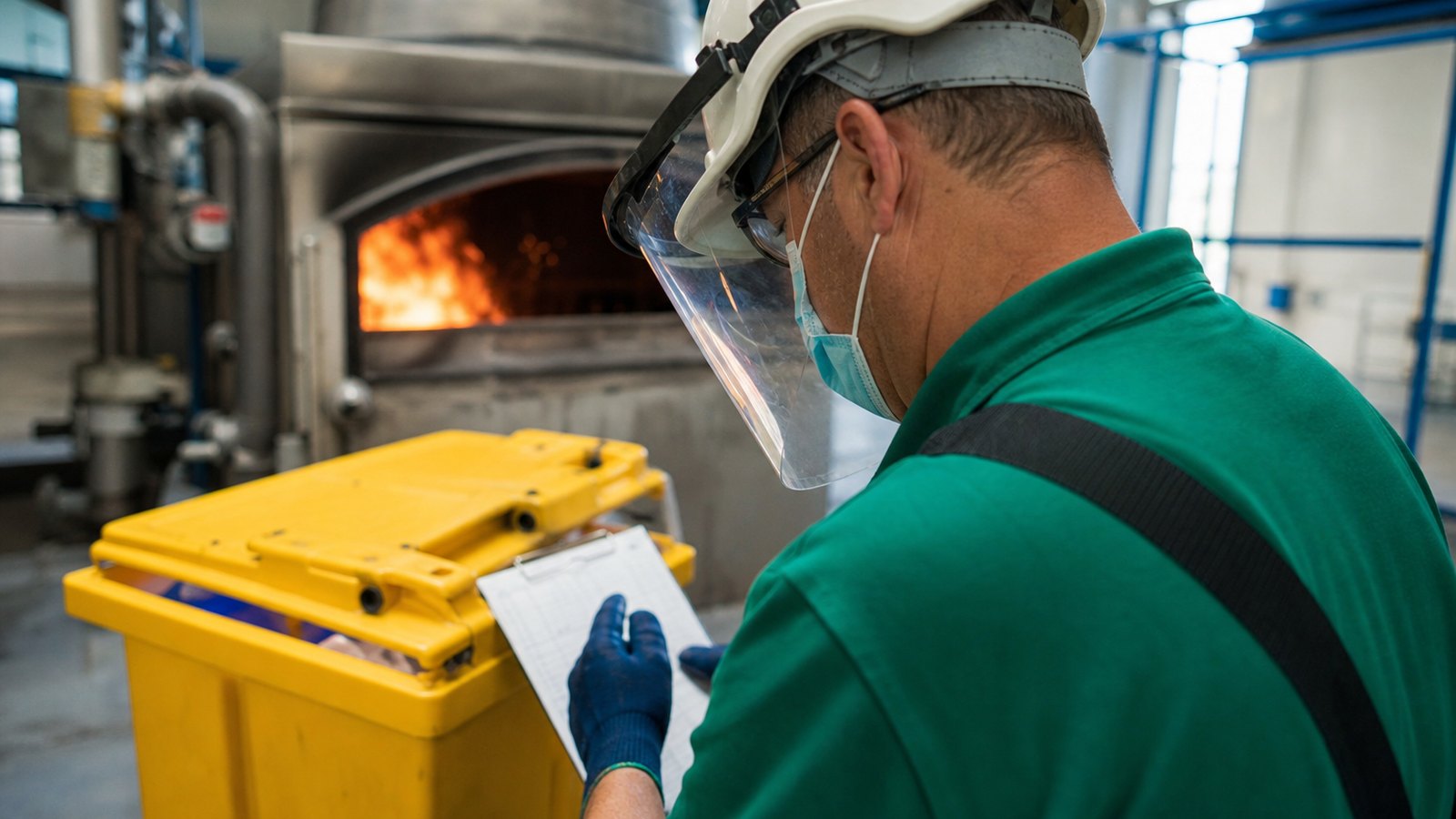 Installation de traitement de déchets de soins par incinération