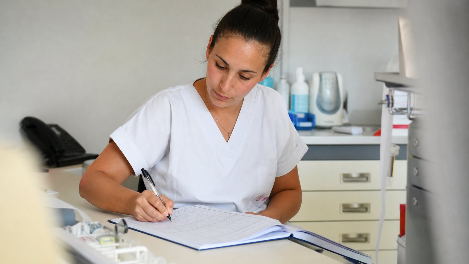 Tenue d'un registre de suivi des déchets dans un cabinet de soins